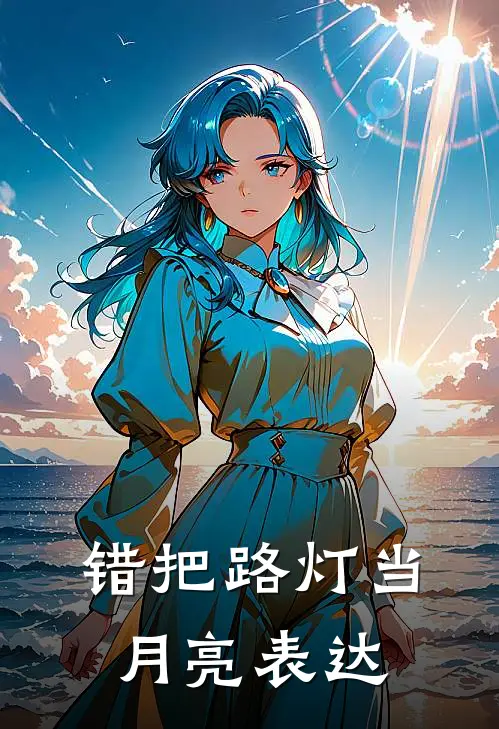 错把路灯当月亮表达