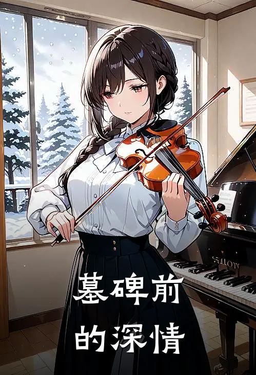 墓碑前的深情