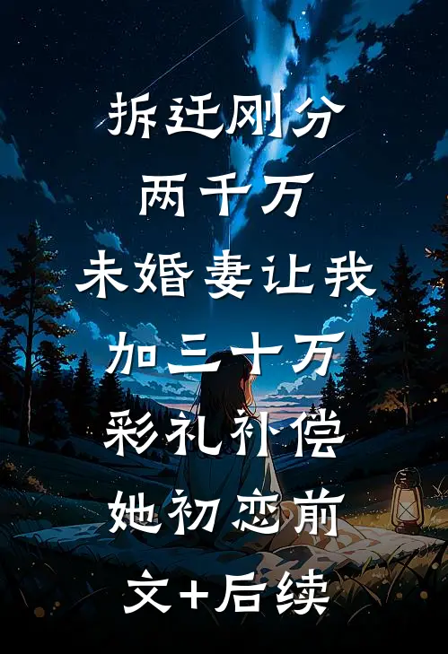 拆迁刚分两千万，未婚妻让我加三十万彩礼补偿她初恋前文+后续