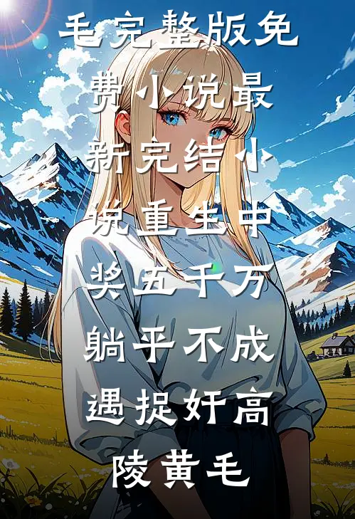 重生中奖五千万，躺平不成遇捉奸高陵黄毛完整版免费小说_最新完结小说重生中奖五千万，躺平不成遇捉奸高陵黄毛