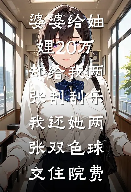 婆婆给妯娌20万却给我两张刮刮乐，我还她两张双色球交住院费