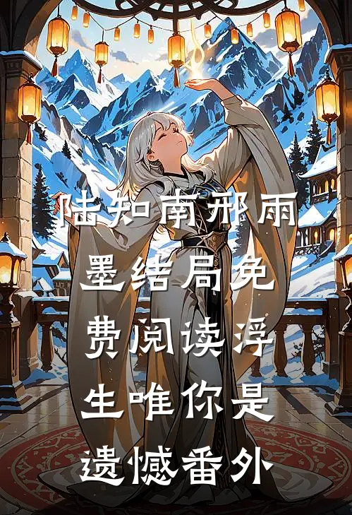 陆知南邢雨墨结局免费阅读浮生唯你是遗憾番外