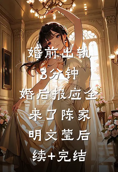 婚前出轨3分钟，婚后报应全来了陈家明文莹后续+完结