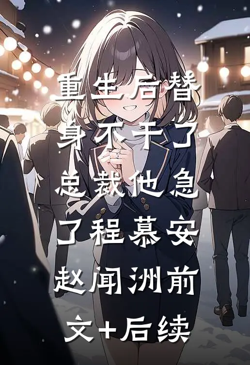 重生后替身不干了，总裁他急了程慕安赵闻洲前文+后续